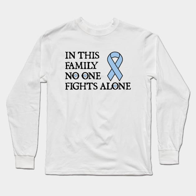 In This Family No One Fights Alone Long Sleeve T-Shirt by  hal mafhoum?